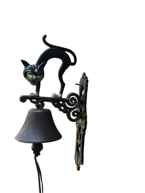 Deurbel ''Kat'' - gietijzer