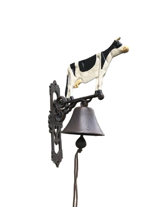 Deurbel ''koe'', wand bel, erg leuk!