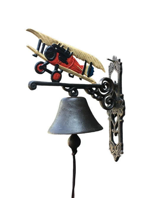 Deurbel ''Vliegtuig'' - gietijzer