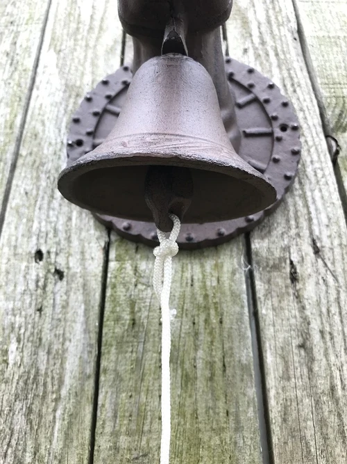Horse's Head Doorbell – Cast Iron – Ornate Wall Bell
