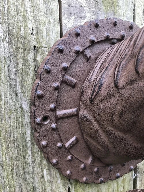 Horse's Head Doorbell – Cast Iron – Ornate Wall Bell