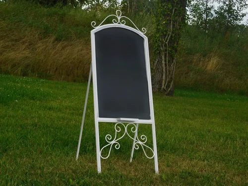 Advertising sign - Chalkboard - 100 cm - Vintage White