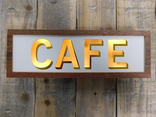 LED-Schild Neon, für in einem Restaurant, 