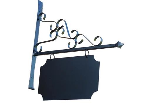 Schild Schwarz - Laden Schild- 75 cm - Rechteckig - Eisen