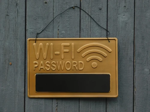Wandbord Wi-Fi wachtwoord - wanddecoratie - metaal