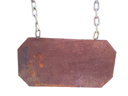 winkel bord met zij-arm, ongeverfd smeedijzeren