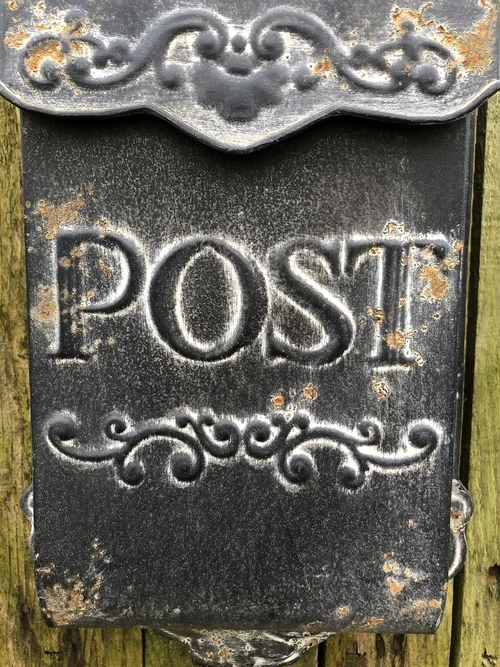 Briefkasten Zink Vintage, schönes Design!