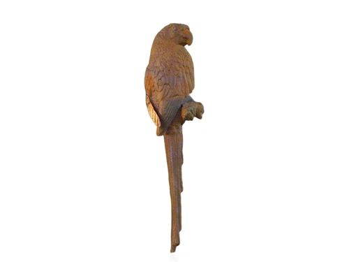 Papegaai XL in Oxide - Gietijzer -  Wanddecoratie