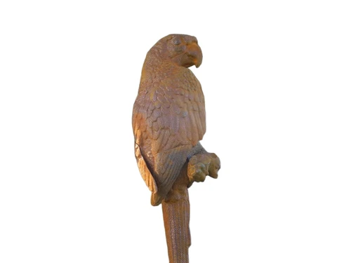 Papegaai XL in Oxide - Gietijzer -  Wanddecoratie