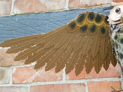 Sculpture Owl XL - Wall decoration - Metal
