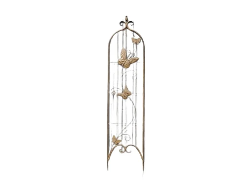 Butterfly ornament - garden stick - brown
