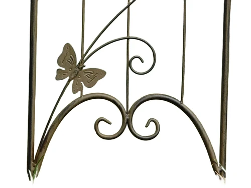 Butterfly ornament - garden stick - brown