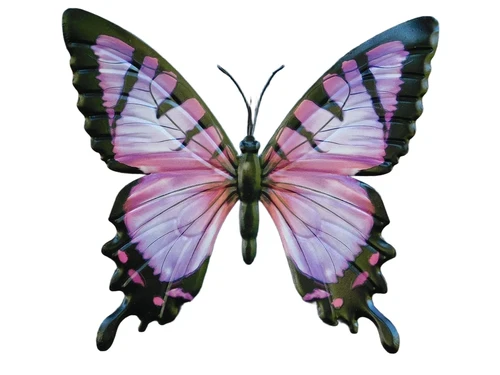 Purple Butterfly - 35 cm - Wall Decoration - Metal