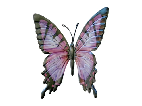Purple Butterfly - 35 cm - Wall Decoration - Metal