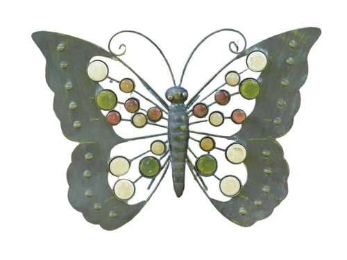 Vlinder van Metaal - Wanddecoratie