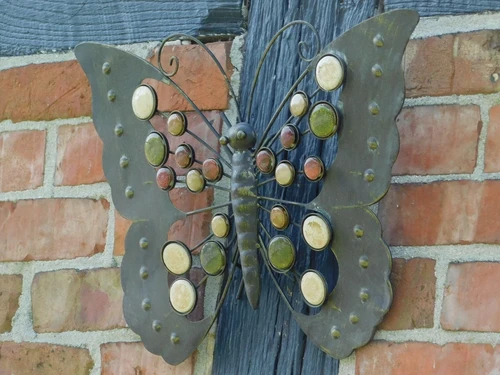Vlinder van Metaal - Wanddecoratie