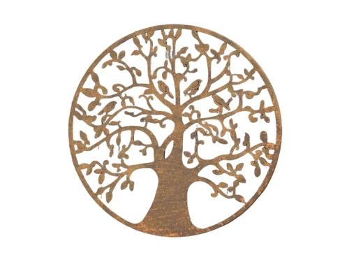 Wandornament ''De levensboom'' - metaal