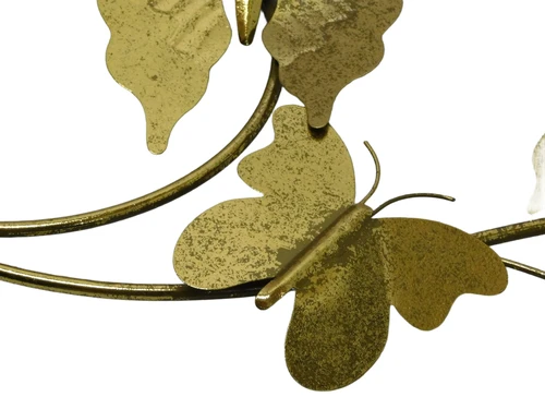 Wall ornament Butterflies - 70 cm - Gold - Iron