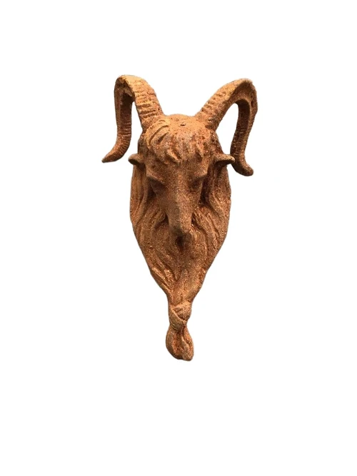 Wall ornament wall goat, nice decoration made of cast iron, rest
