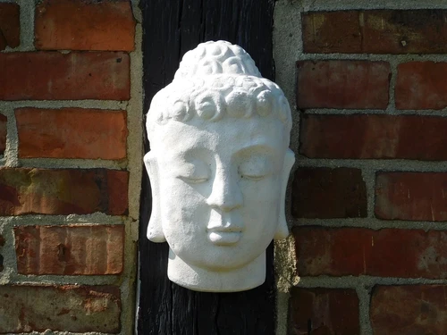 Wall ornament Buddha - solid stone