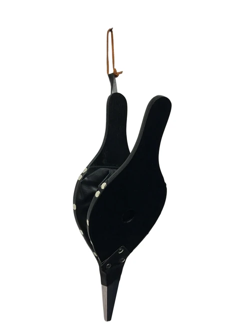 1 bellows, breathing bellows, of wood-artificial leather-metal, beautiful !