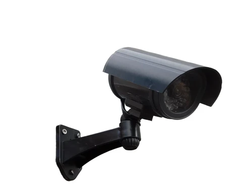 2 x Afschrik / dummy -camera, bewakingscamera (draadloos) van GRÜNDIG