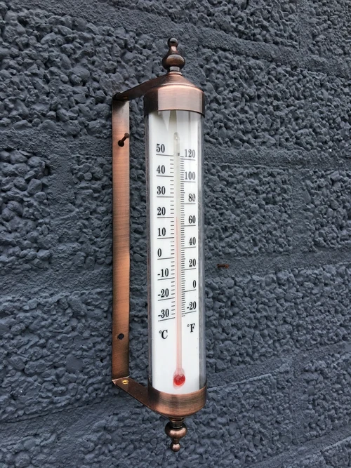 Frame brass-metal with Thermometer - Classic Model