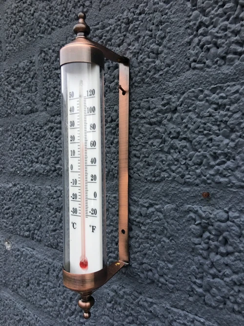 Frame brass-metal with Thermometer - Classic Model