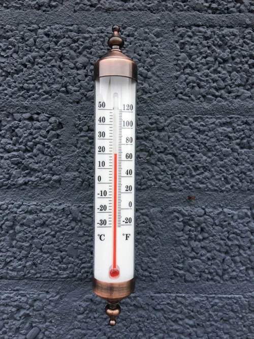 Frame brass-metal with Thermometer - Classic Model