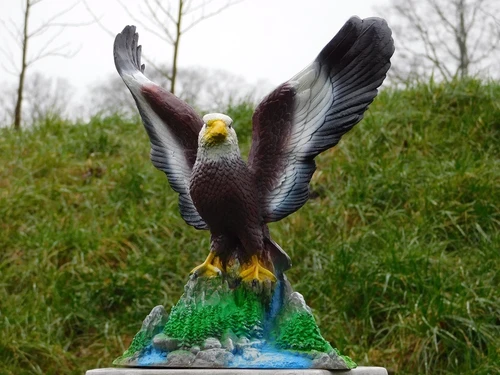 Statue Eagle - 35 cm - Polystone