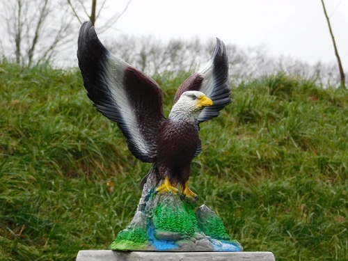 Statue Eagle - 35 cm - Polystone