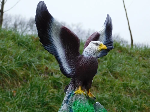 Statue Eagle - 35 cm - Polystone