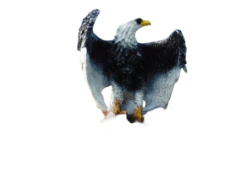 Statue Eagle Black White - 45 cm - Polystone