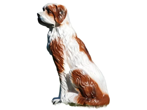 Statue Dog - 76 cm -Polystone - in Colour