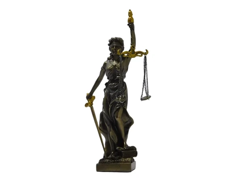 Statue Justice - Bronze-look - Polystone