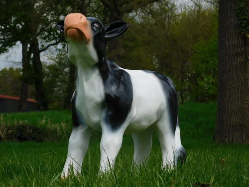 Statue Kuh - 70 cm - Polystone