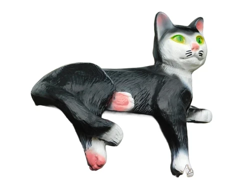 Statue of a Reclining Cat - 33 cm - Polystone