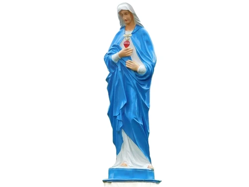 Statue of Mary - 110 cm - Polystone in Colour