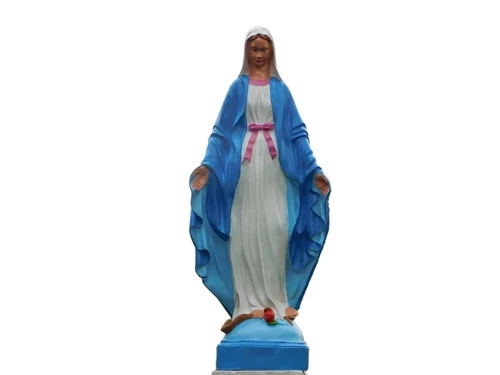 Statue of Mary - 90 cm - Polystone in Colour