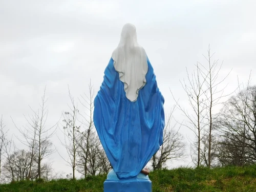 Statue of Mary - 90 cm - Polystone in Colour