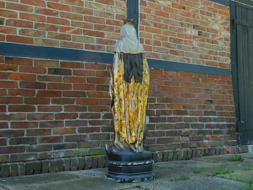 Statue Mother Mary / Mother Mary with Jesus XL - 130 cm - Old Polystone