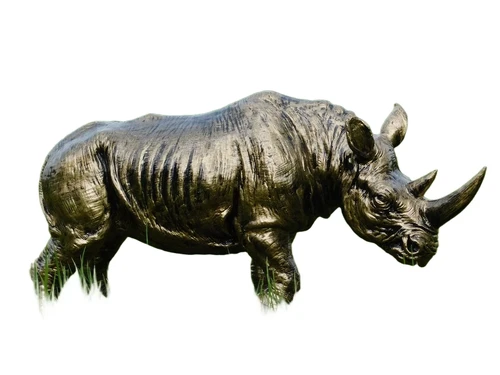 Beeld Neushoorn - 45 cm - Polystone