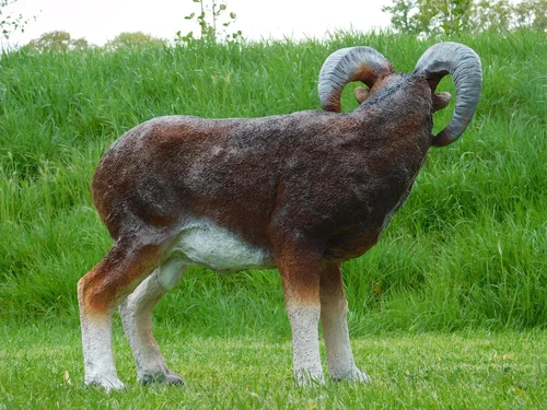 Last One: Statue Ram - 65 cm - Polystone