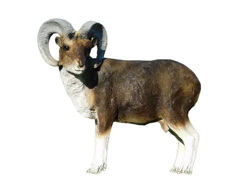 Statue Ram in Colour - 65 cm - Polystone