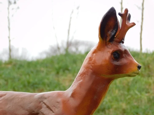 Statue Deer with Antlers - 50 cm - Polystone