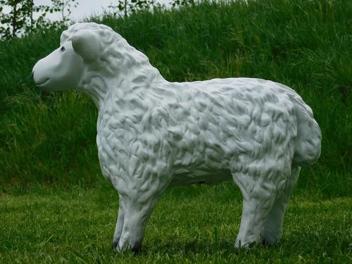 Statue Sheep - 50 cm - Polystone