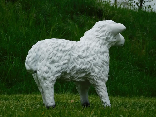 Statue Sheep - 50 cm - Polystone