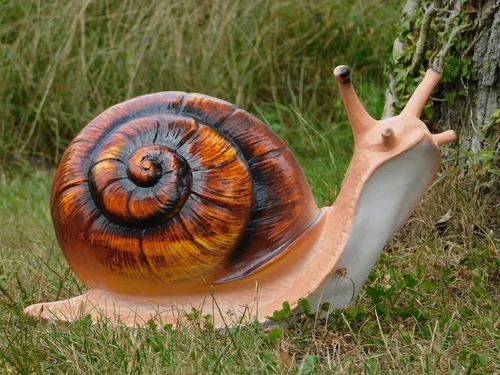 Snail statue - 40 cm - Polystone