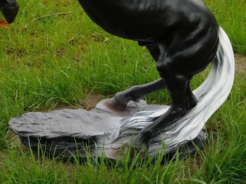 Statue Prancing Horse - 90 cm - Polystone