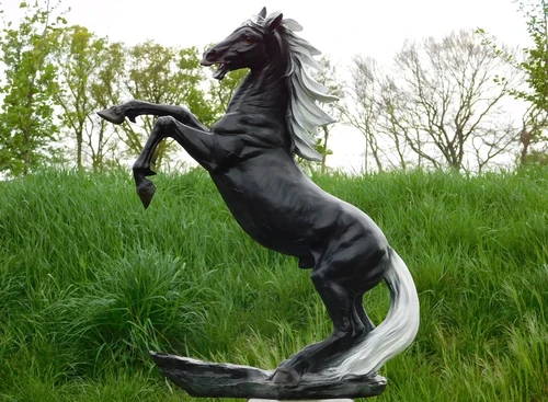 Statue Prancing Horse - 90 cm - Polystone